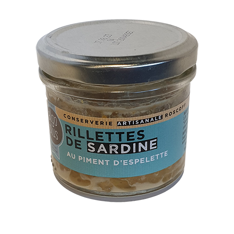 Rillettes de sardine aux piments d'Espelette
